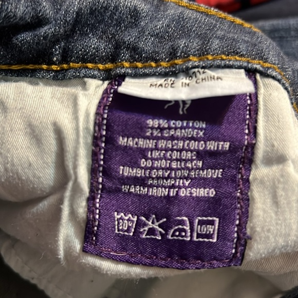 VIGOSS Slightly Weathered Straight Leg Blue Jeans - Picture 4 of 6